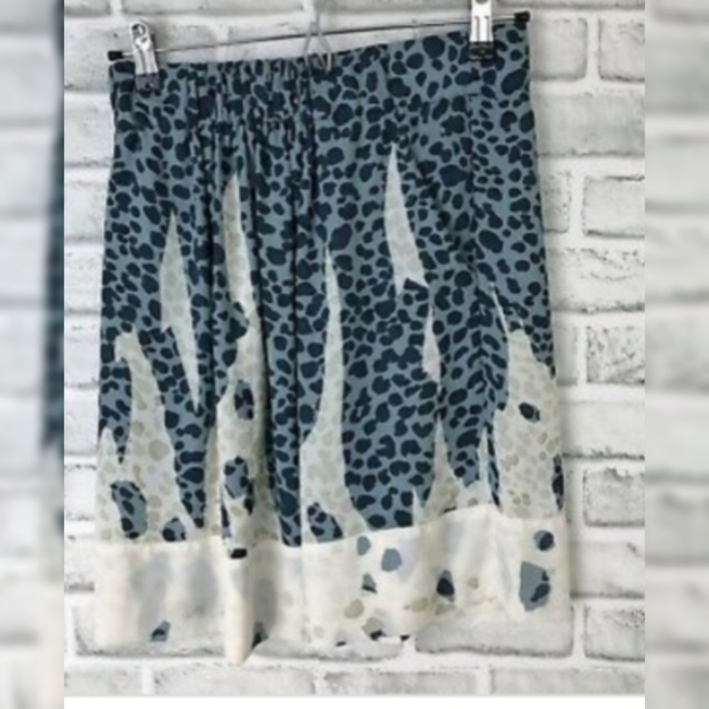 CAbi 401 "Bella" Leopard Print Elastic Waist Skirt - Picture 6 of 8